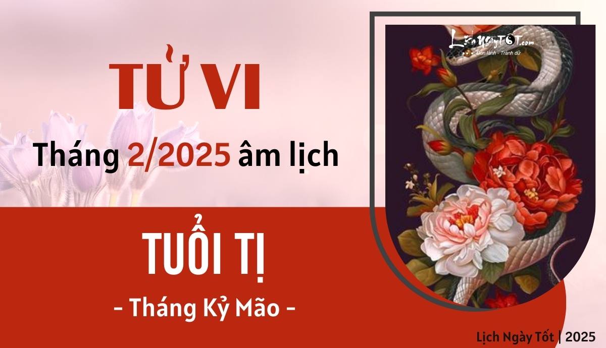 Tu vi thang 2/2025 tuoi Ti am lich