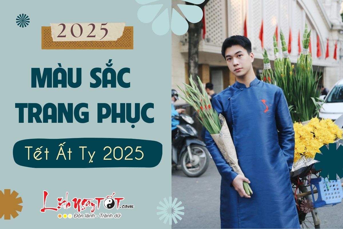 Mau sac trang phuc mung 1 Tet