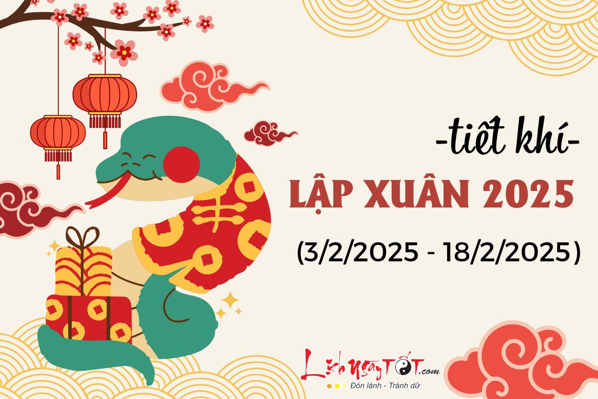 Tiet khi Lap Xuan 2025