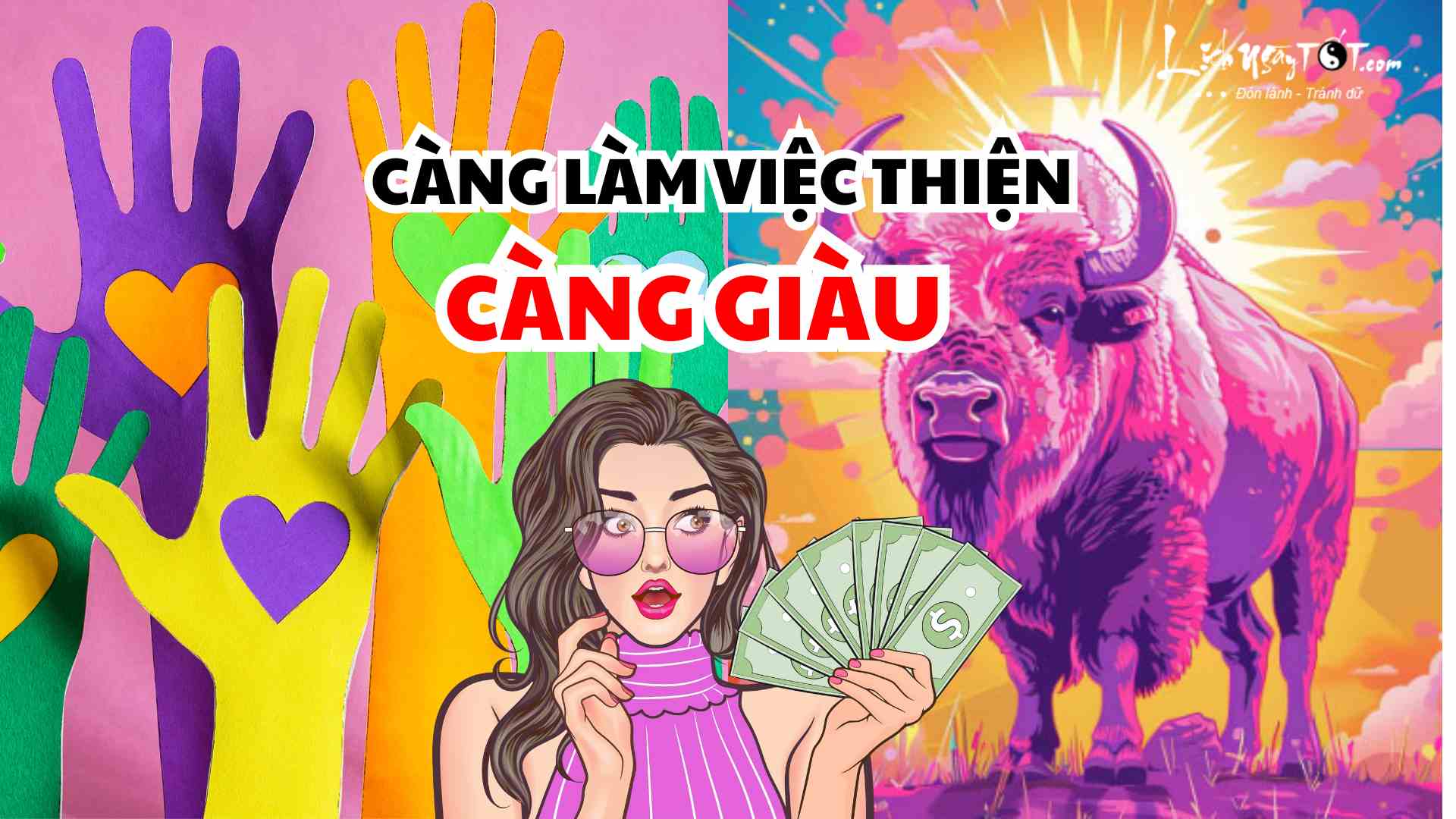 Con giáp càng làm việc thiện càng giàu Con giap cang lam viec thien cang giau