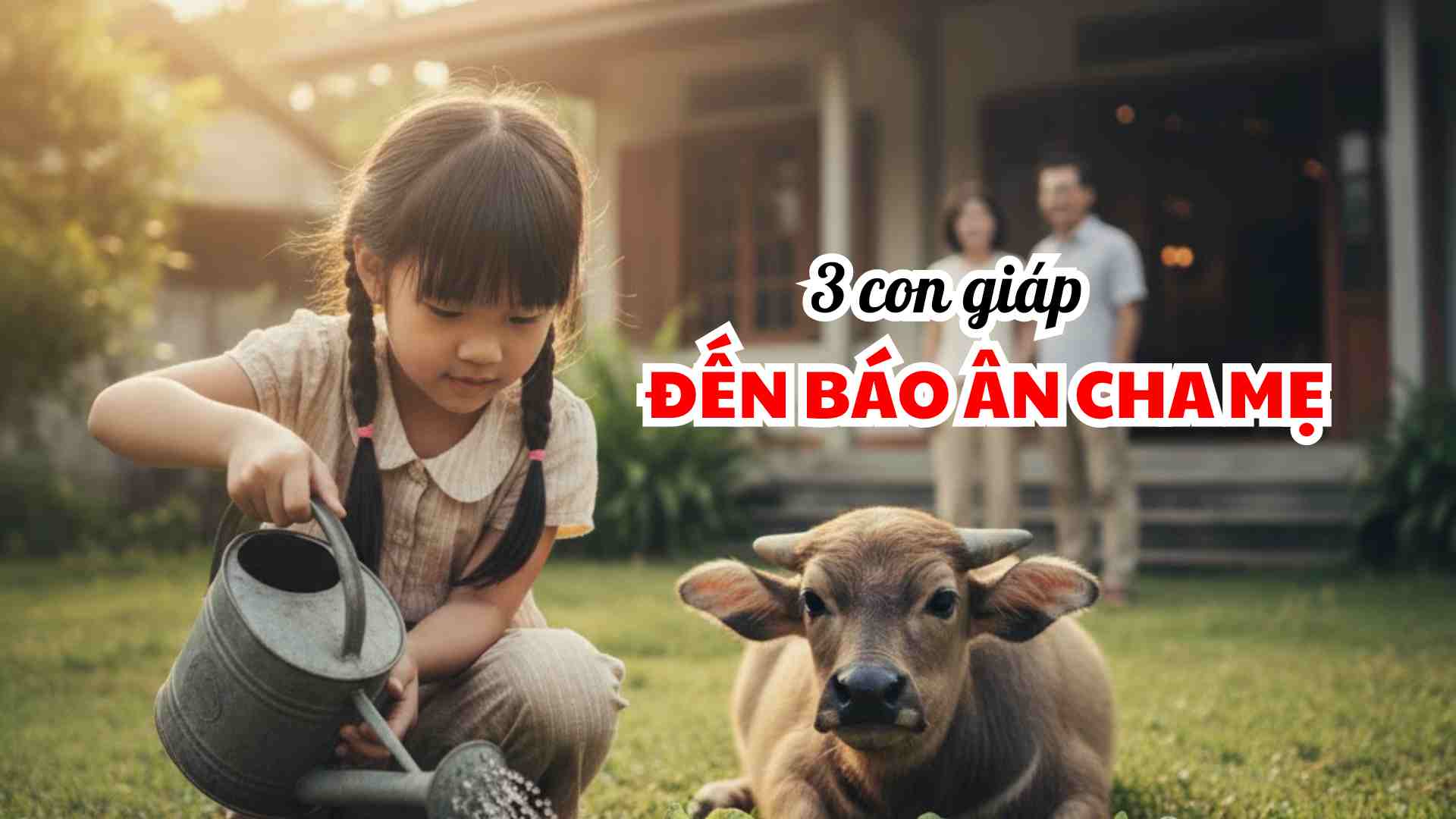 Con giáp đến để báo ân cha mẹ Con giap den de bao an cha me
