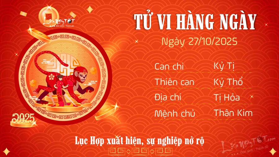 9 Tu vi hang ngay 27-10-2025 - Than