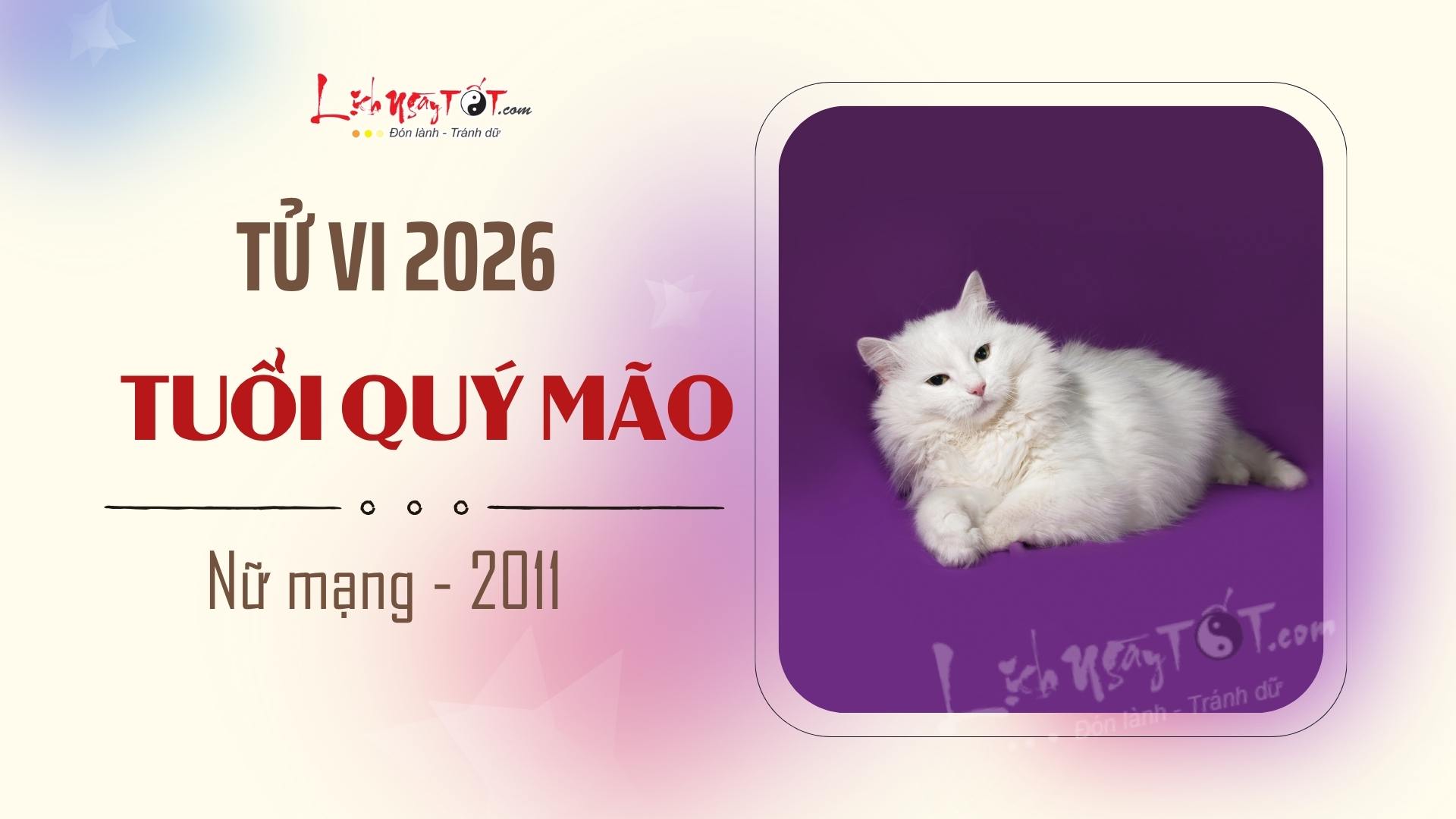 Tu vi nam 2026 tuoi Tan Mao nu mang