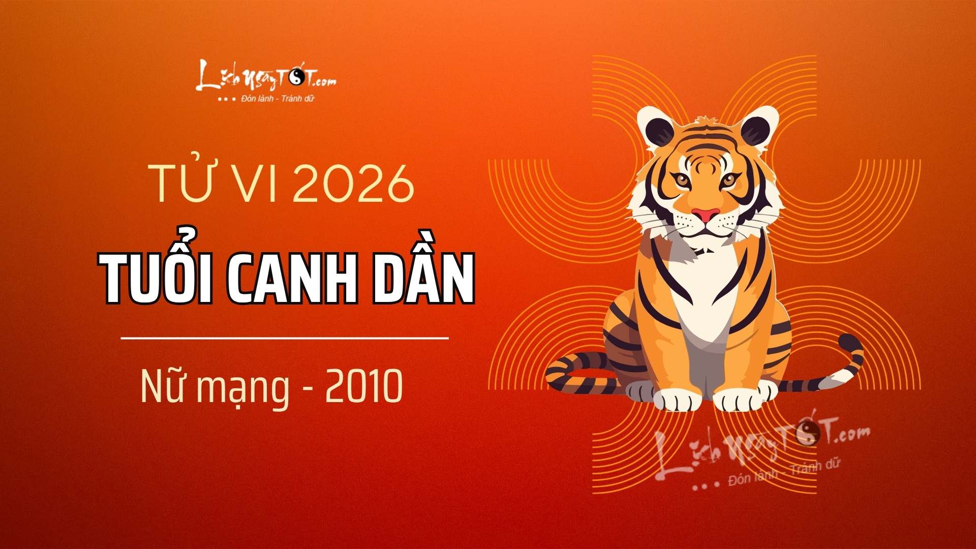 Tu vi nam 2026 tuoi Canh Dan nu mang