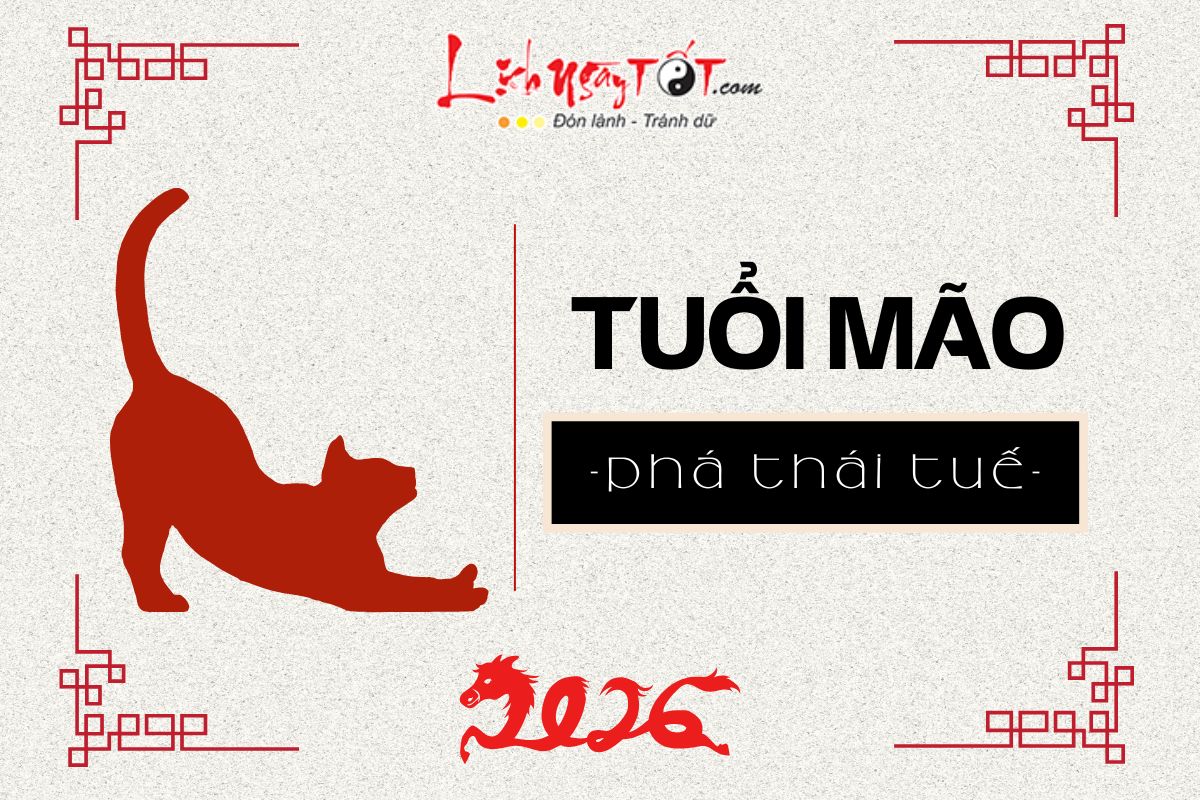 Tuổi Mão - Phá Thái Tuế 2026 Tuoi Mao - Pha Thai Tue 2026