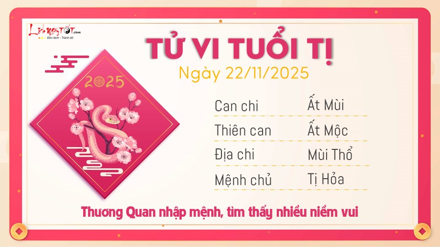 6 Tu vi hang ngay 22-11-2025 - Ti