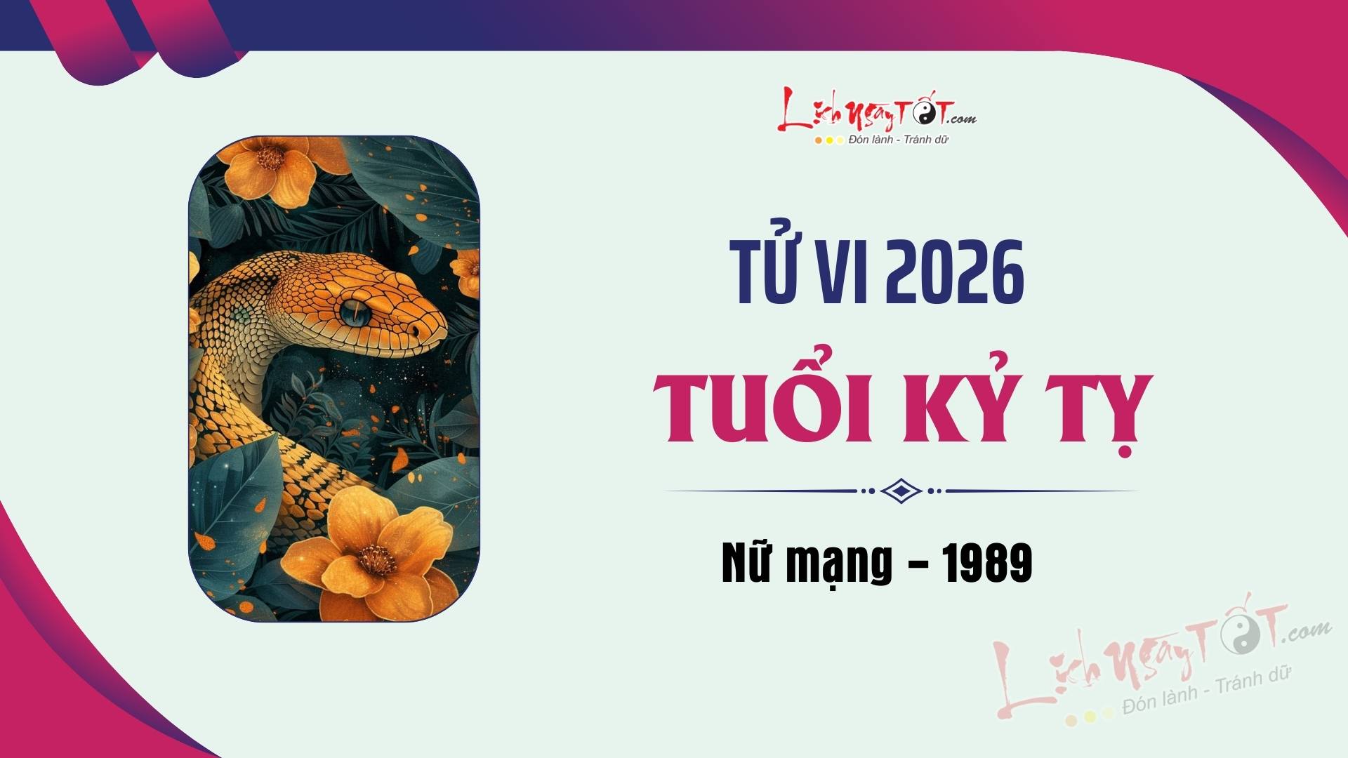 Tu vi nam 2026 tuoi Ky Ty nu mang