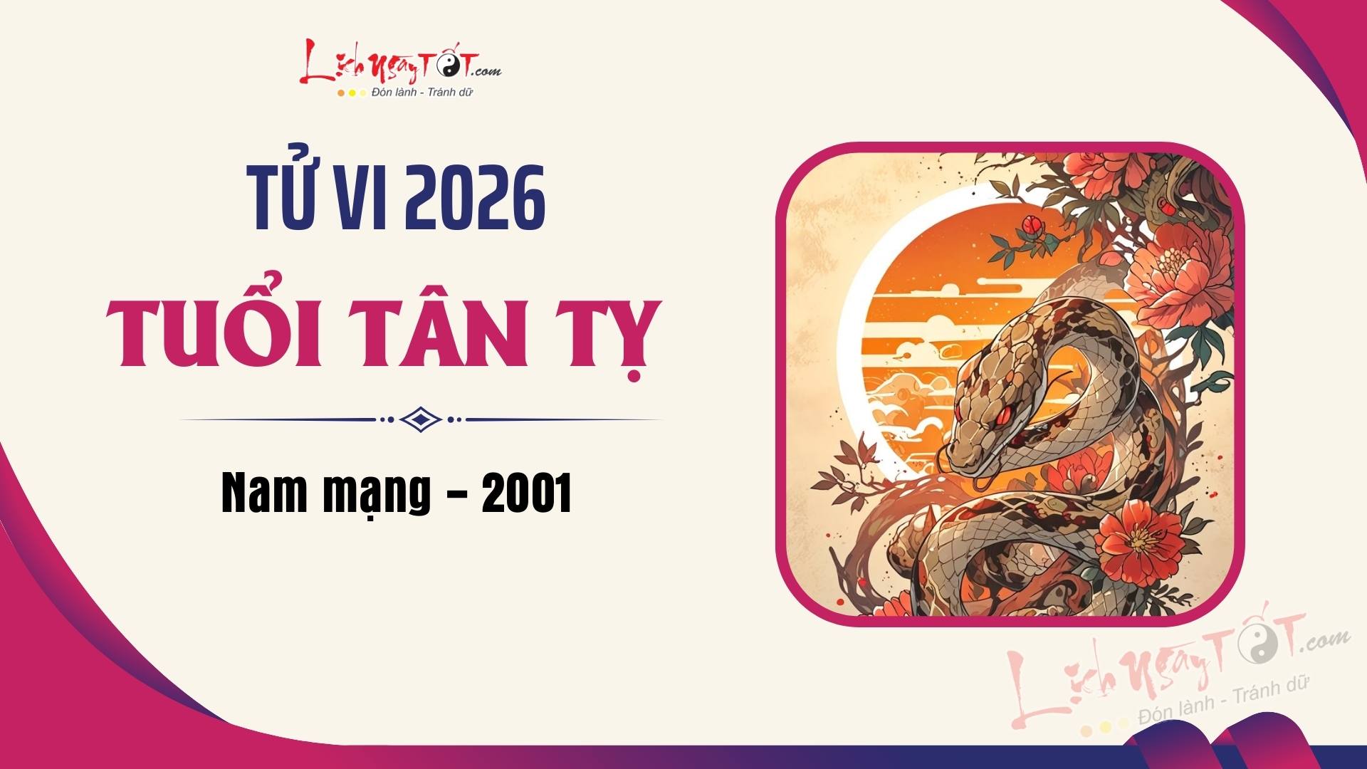 Tu vi nam 2026 tuoi Tan Ty nam mang