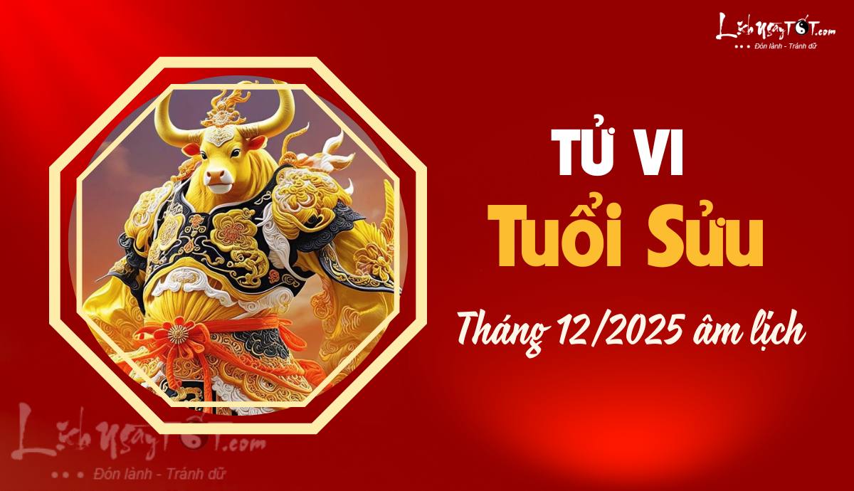tu vi thang 12/2025 tuoi Suu am lich