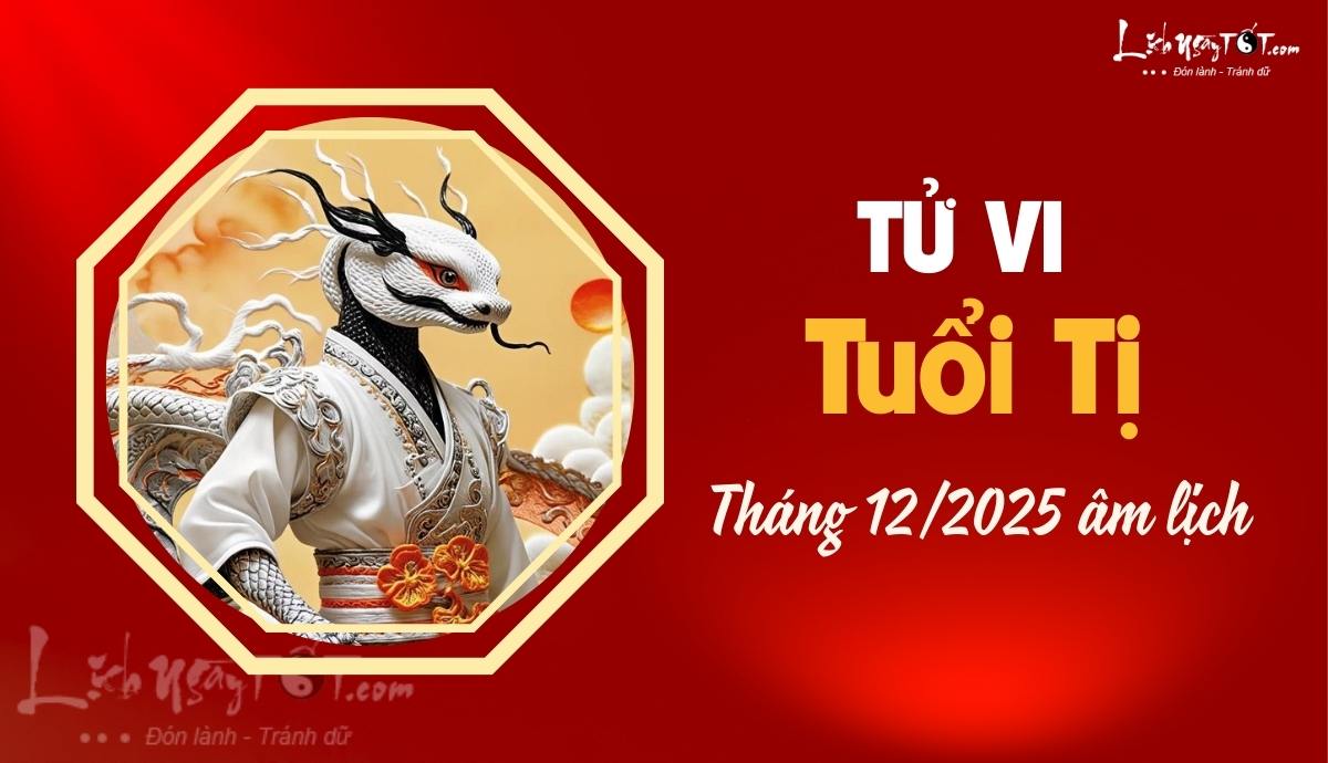 Tu vi thang 12/2025 tuoi Ti am lich