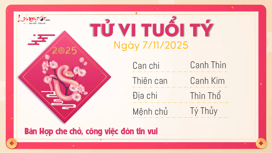 Tu vi hang ngay 07112025 - Ty