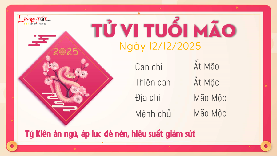 Tu vi hang ngay 12122025 - Mao