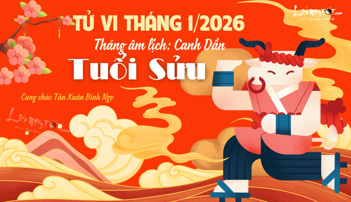 Tu vi thang 1/2026 tuoi Suu am lich