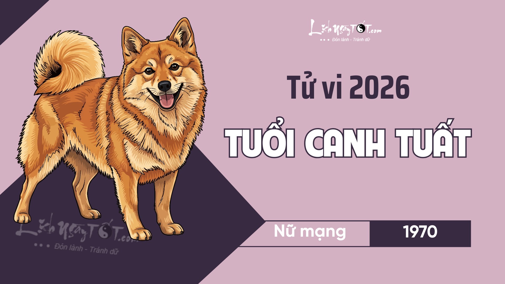 Tử vi năm 2026 tuổi Canh Tuất nữ mạng Tu vi nam 2026 tuoi Canh Tuat nu mang