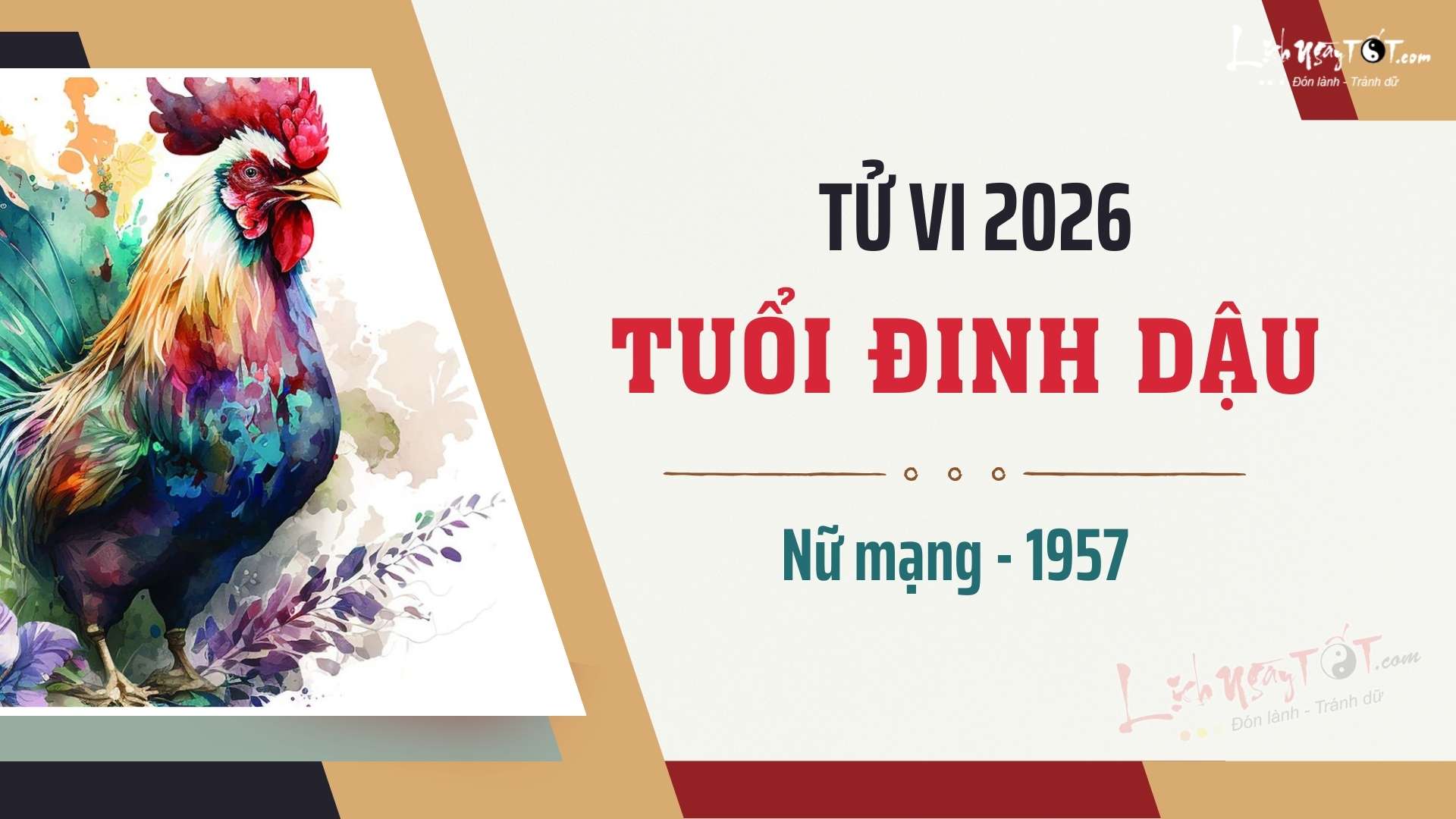 Tu vi nam 2026 tuoi Dinh Dau nu mang