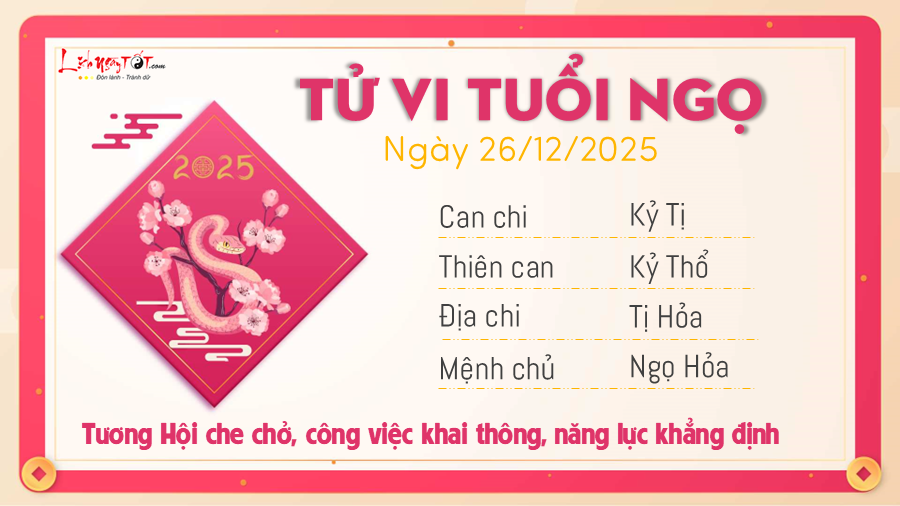 Tu vi hang ngay 26122025 - Ngo