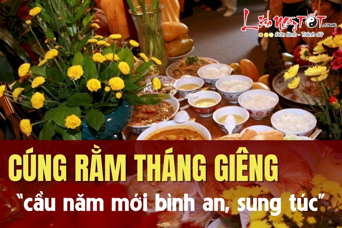 Cung Ram thang Gieng cau binh an