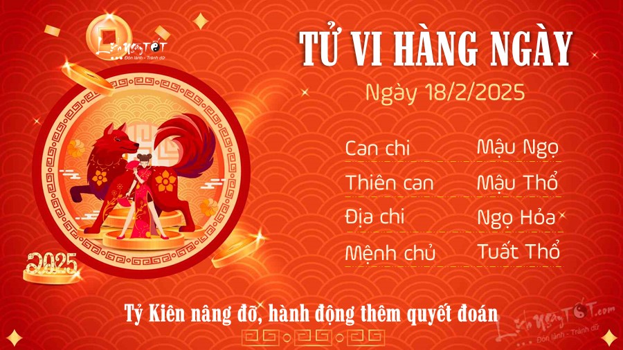 11 Tu vi hang ngay 18-2-2025 - Tuoi Tuat