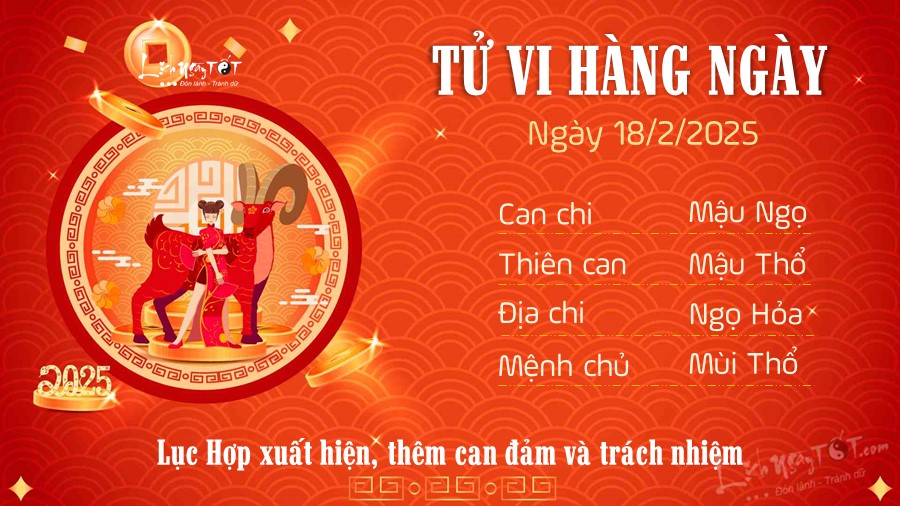 8 Tu vi hang ngay 18-2-2025 - Tuoi Mui