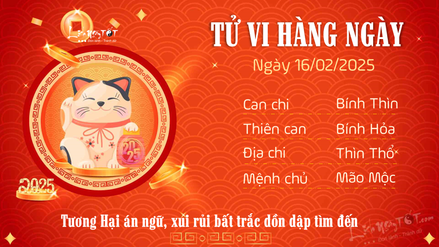 Tu vi hang ngay 16022025 - Mao