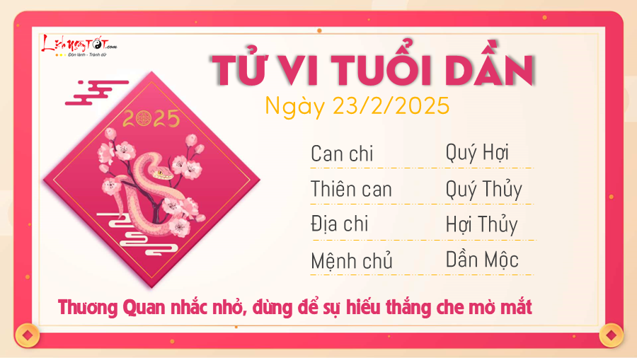 Tu vi hang ngay 23022025 - Dan