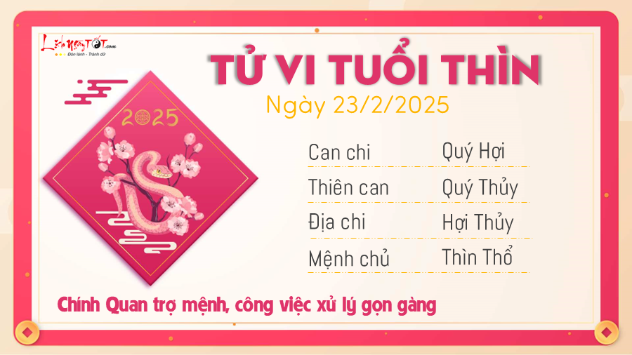 Tu vi hang ngay 23022025 - Thin