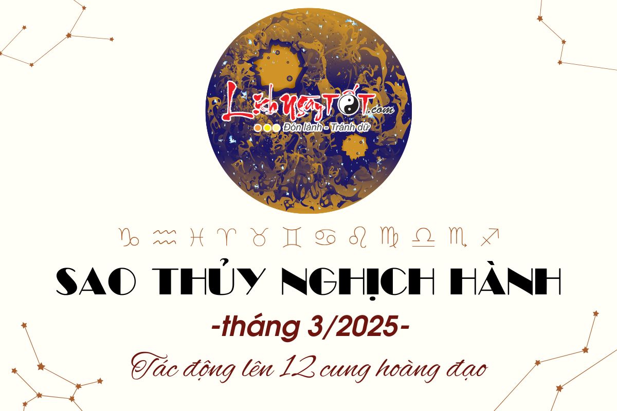 Tac dong cua Sao Thuy nghich hanh thang 32025