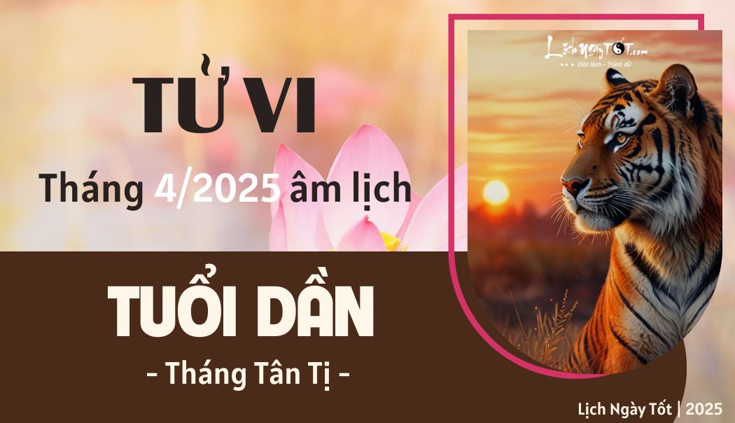 Tu vi thang 4/2025 tuoi Dan am lich