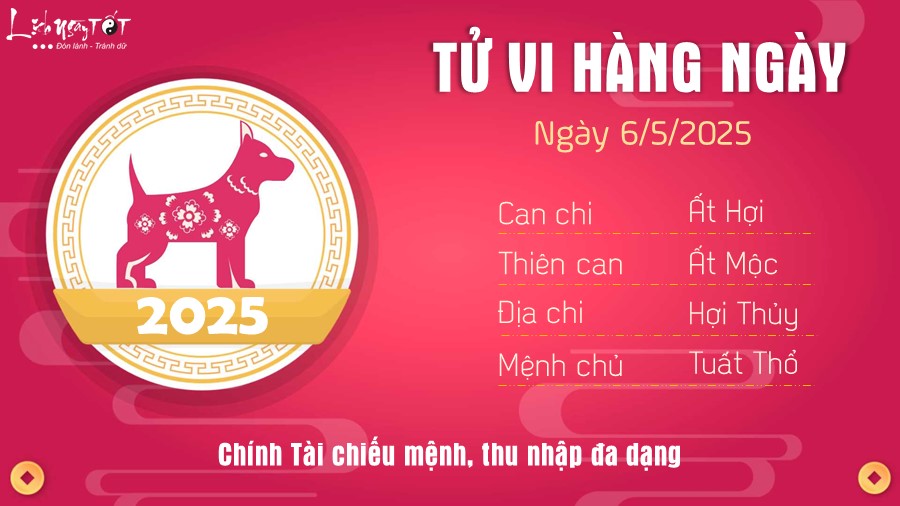 11 Tu vi hang ngay 6-5-2025 - Tuoi Tuat