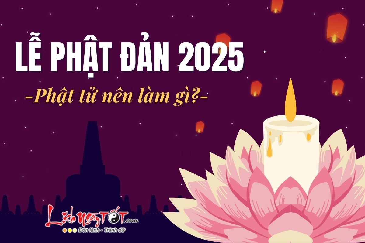 Phat tu trong Le Phat dan