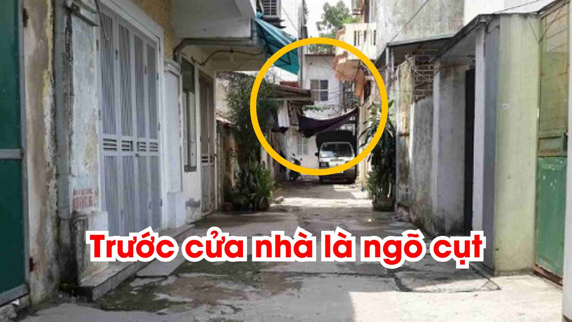 Truoc cua nha la ngo cut