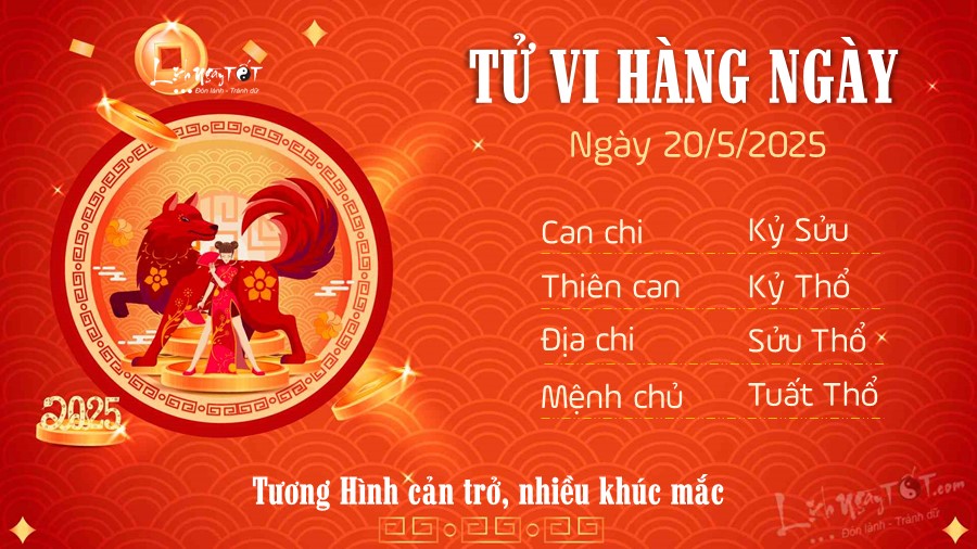 11 Tu vi hang ngay 20-5-2025 - Tuoi Than