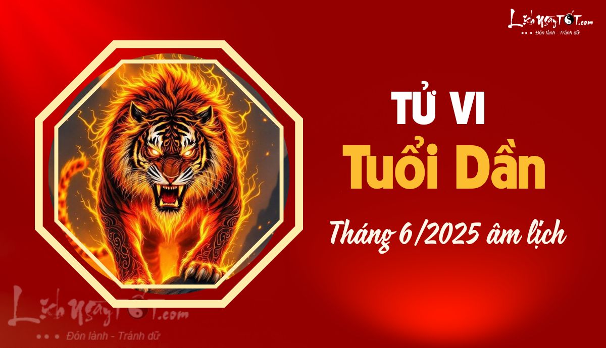 Tu vi thang 6/2025 tuoi Dan am lich