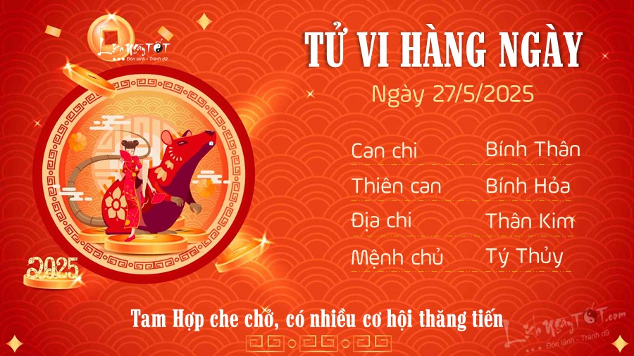 1 Tu vi hang ngay 27-5-2025 - Tuoi Ty