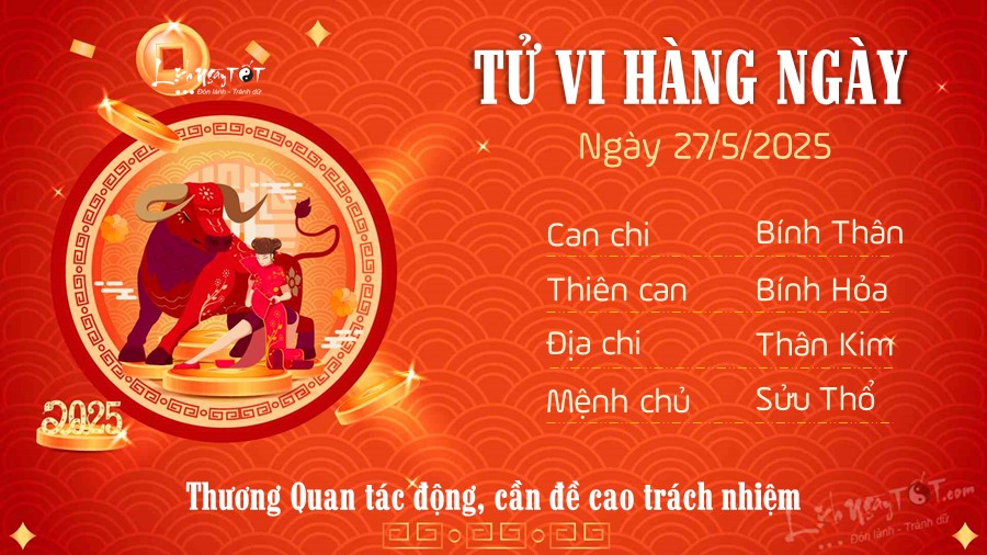 2 Tu vi hang ngay 27-5-2025 - Tuoi Suu