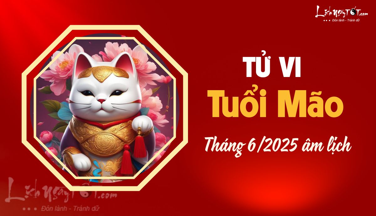 Tu vi thang 6/2025 tuoi Mao am lich