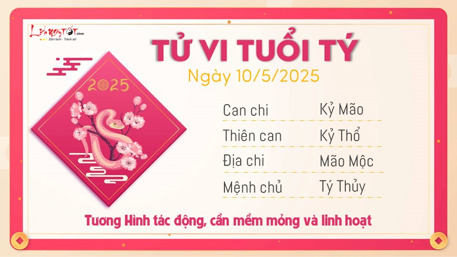 1 Tu vi hang ngay 10-5-2025 - Tuoi Ty