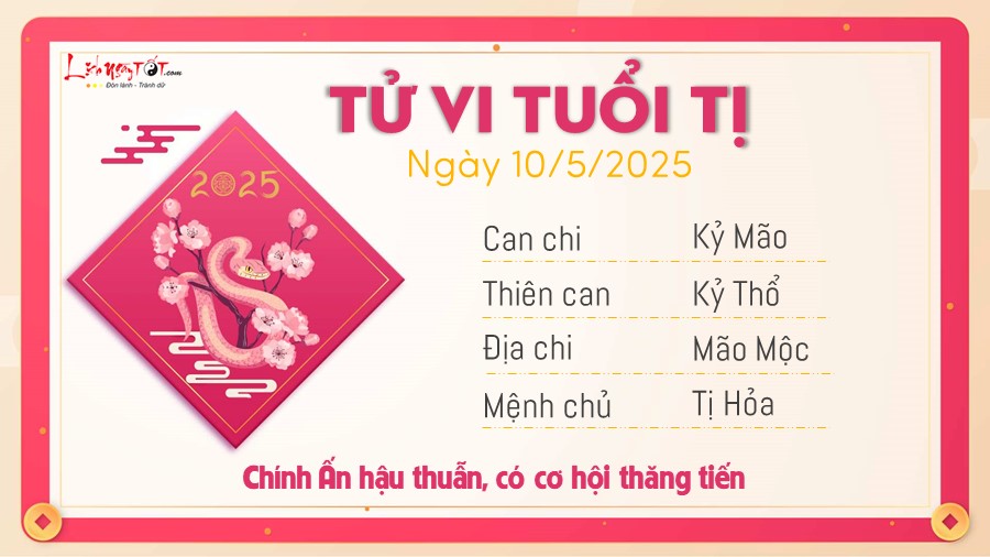 6 Tu vi hang ngay 10-5-2025 - Tuoi Ti