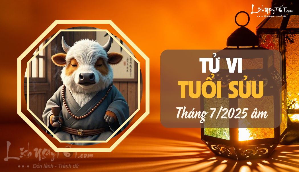 Tu vi thang 7/2025 tuoi Suu am lich