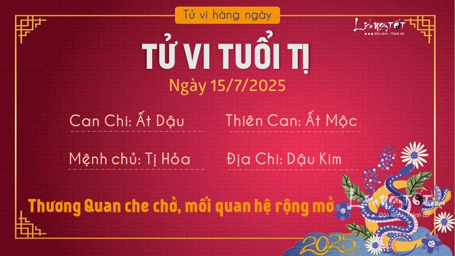 6 Tu vi hang ngay 15-7-2025 - ti