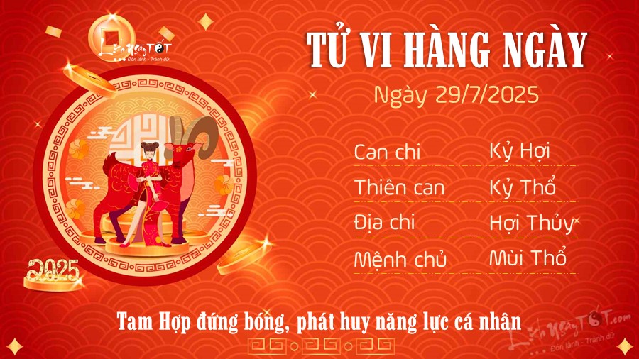 8 Tu vi hang ngay 29-7-2025 - Mui