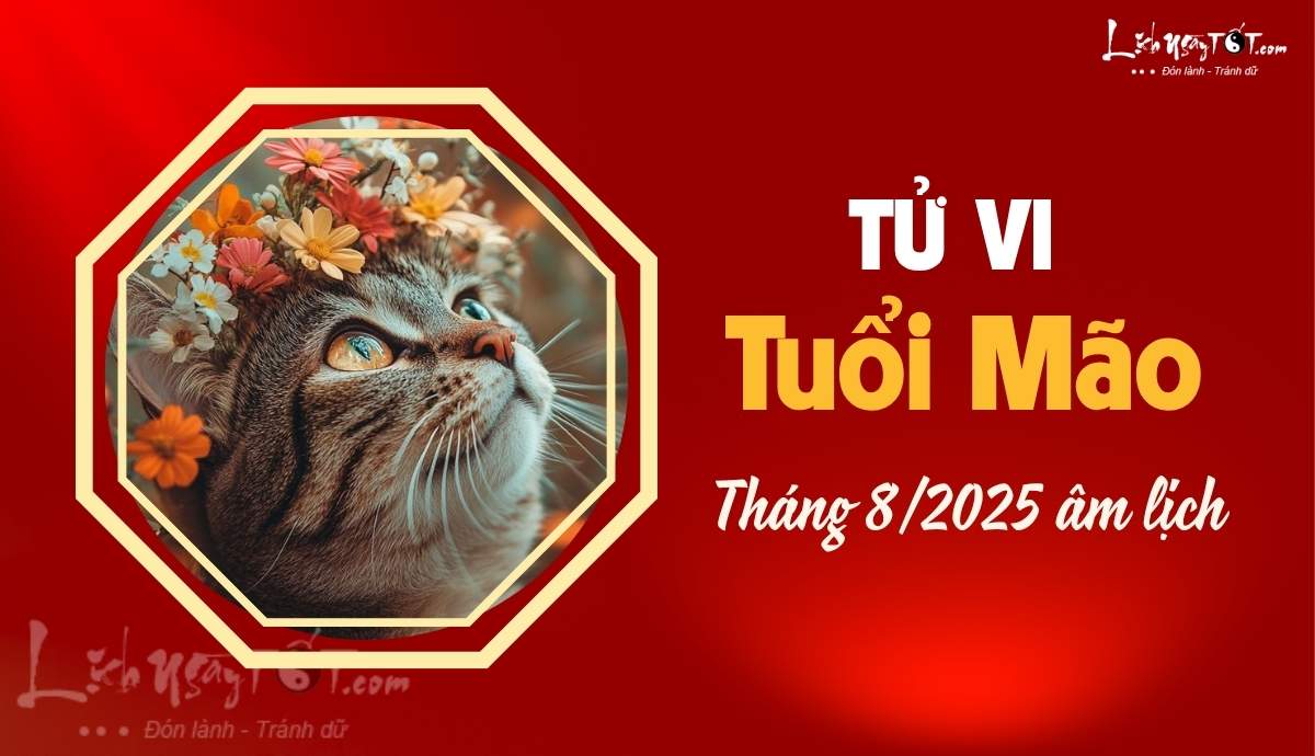 Tu vi thang 8/2025 tuoi Mao am lich