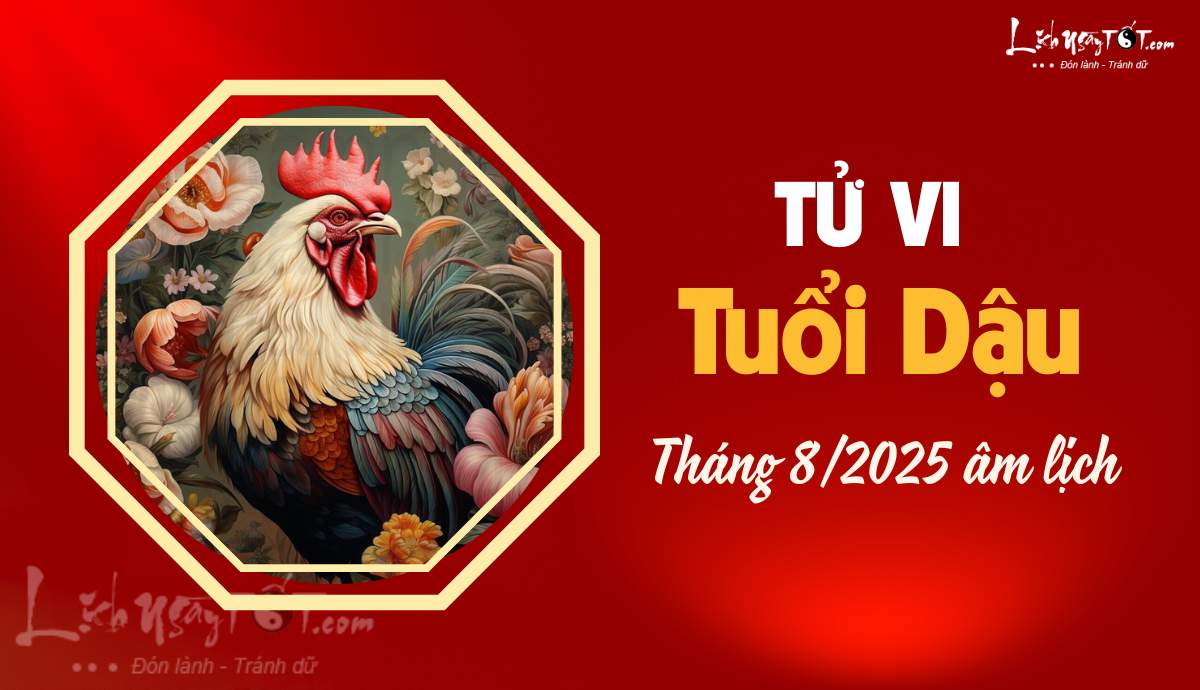 Tu vi thang 8/2025 tuoi Dau am lich
