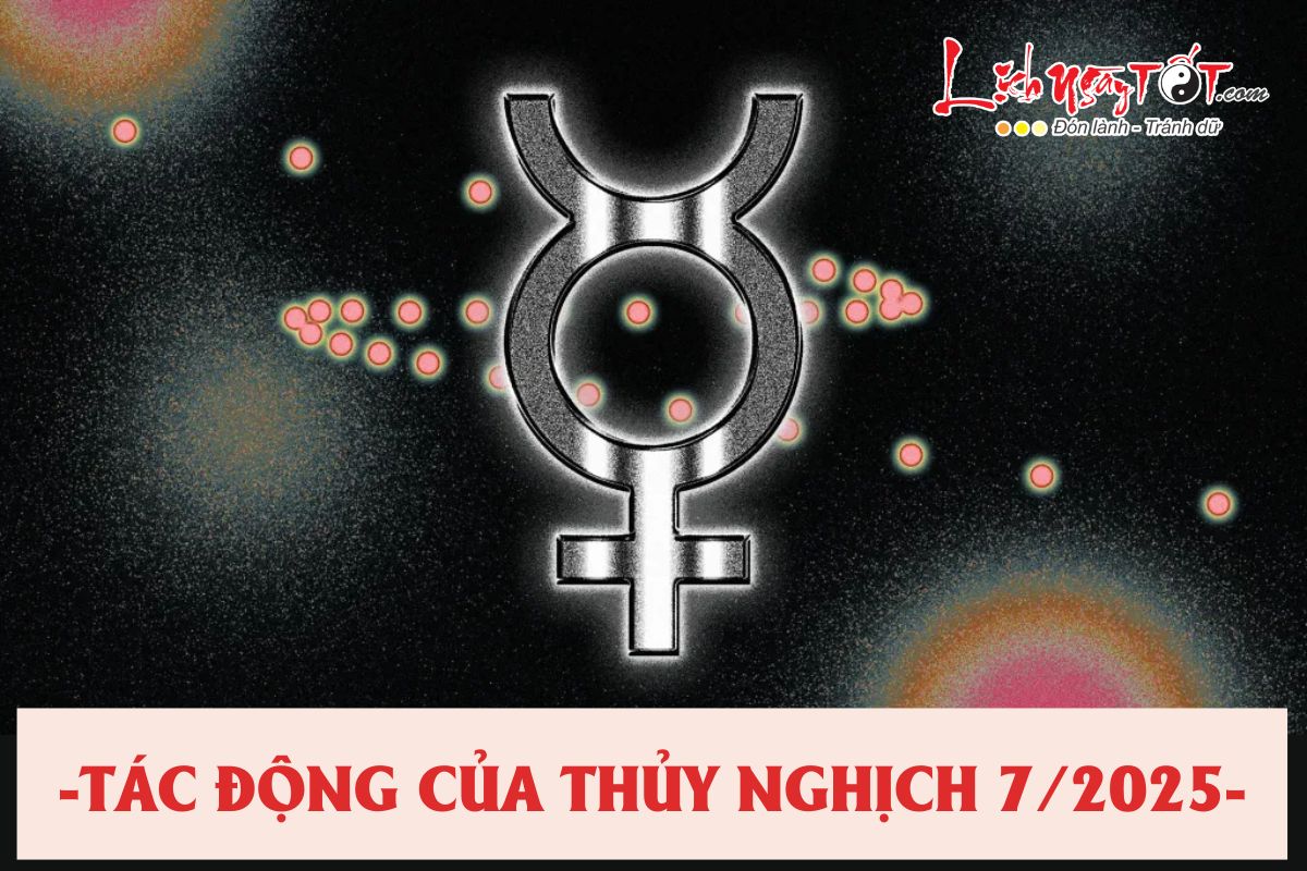 Tac dong cua sao Thuy nghich hanh tai Su Tu tu thang 7/2025