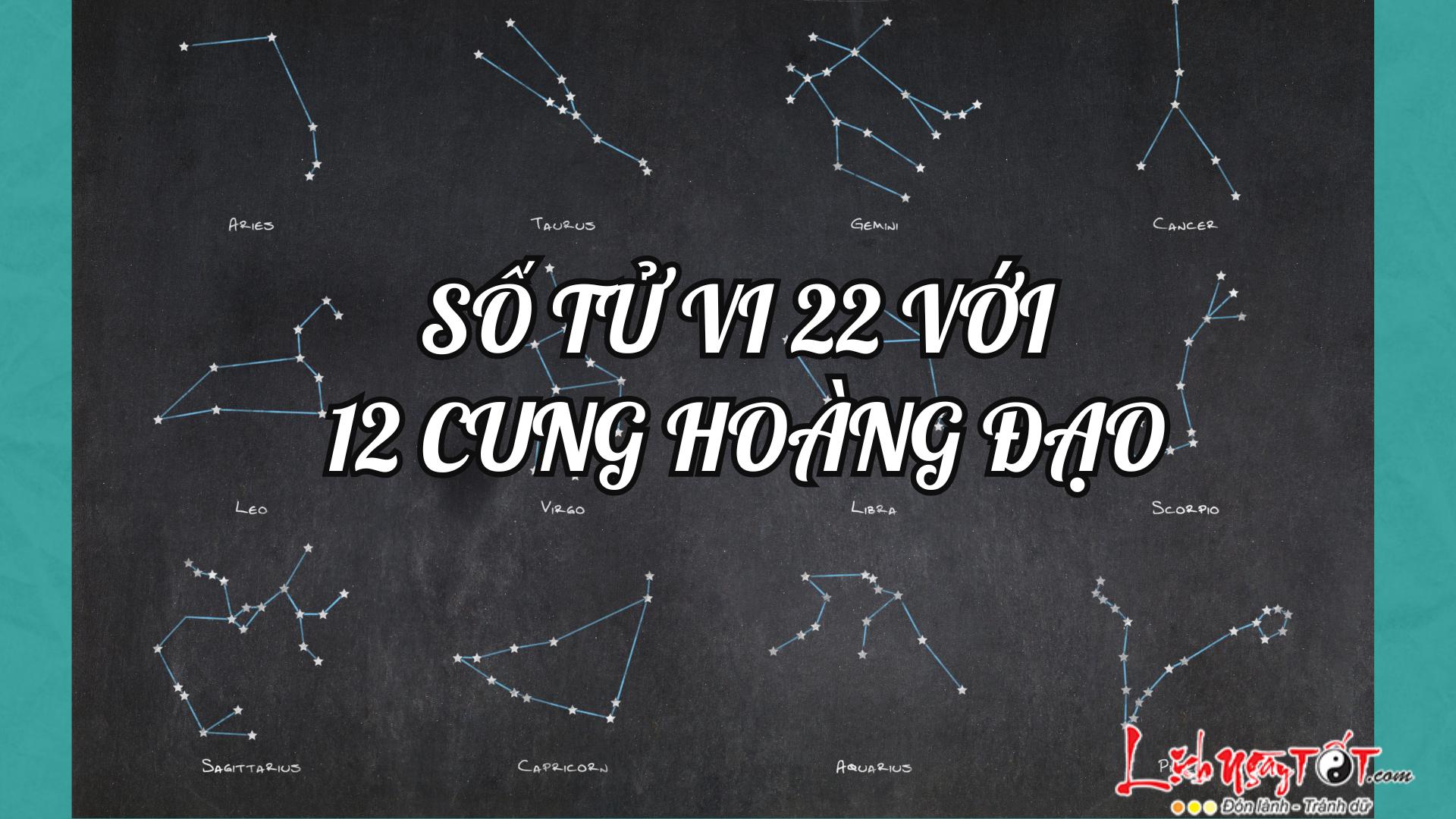 Tinh cach nguoi co So tu vi 22 theo cung hoang dao