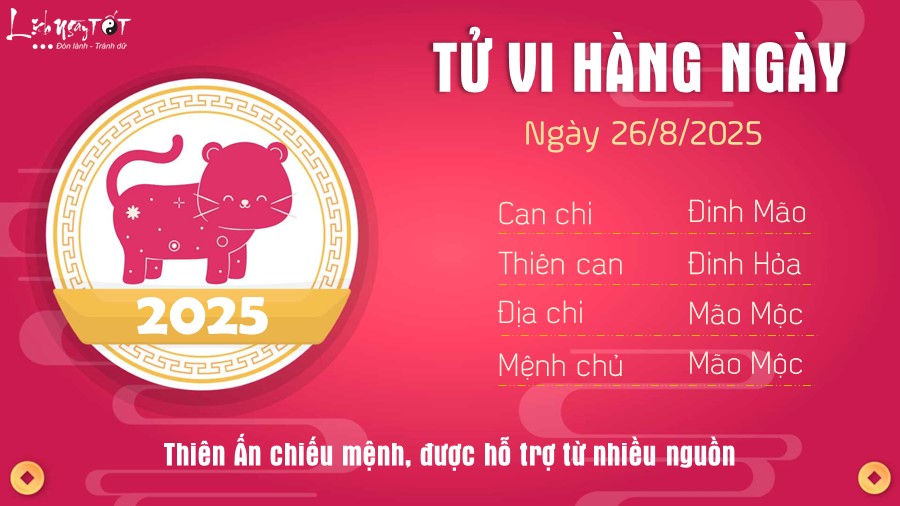 4 Tu vi hang ngay 26-8-2025 - Mao