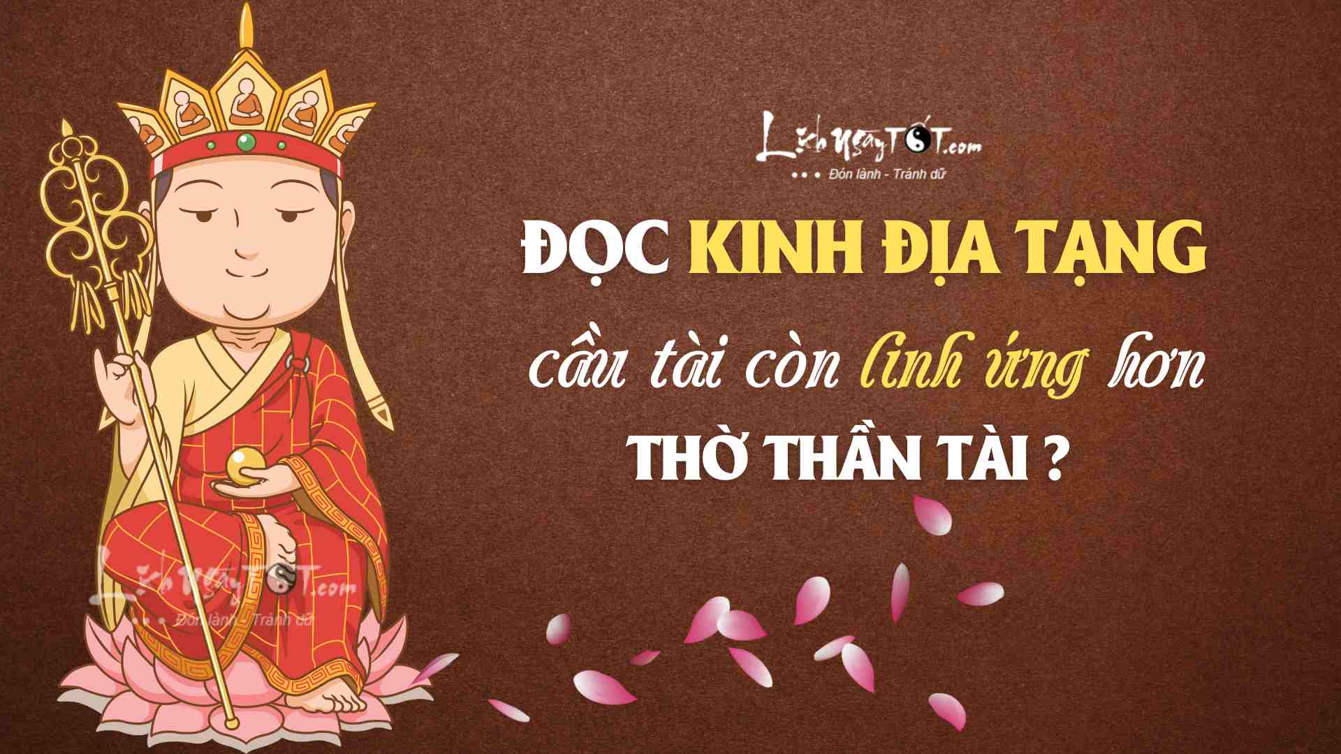 Doc kinh Dia Tang cau tai linh ung