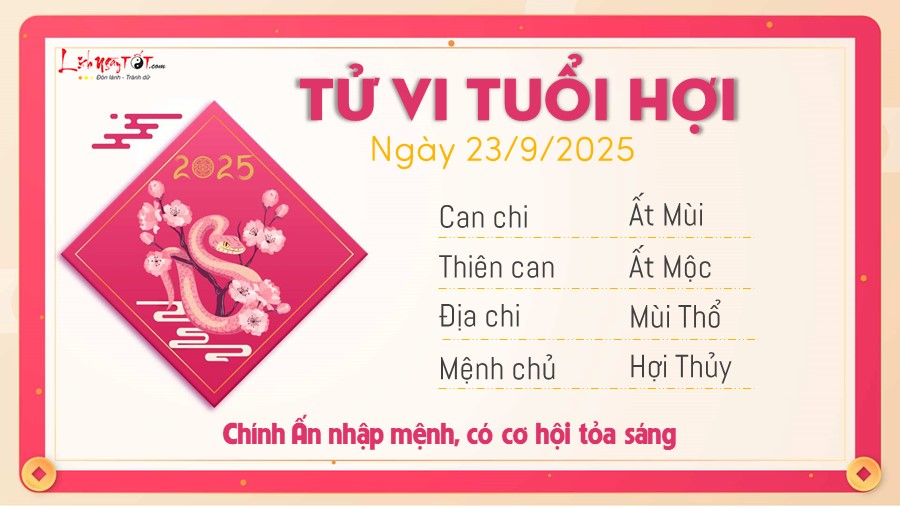 12 Tu vi hang ngay 23-9-2025 - Hoi