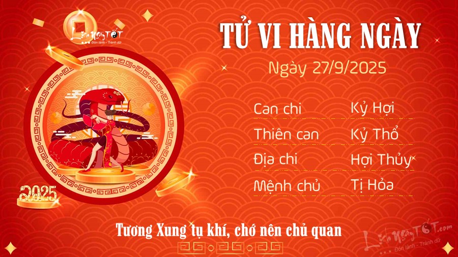 6 Tu vi hang ngay 27-9-2025 - Ti