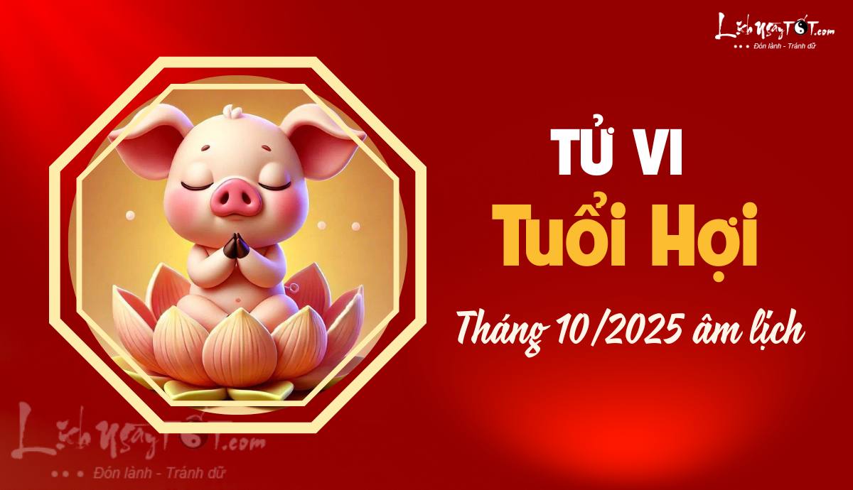 Tu vi thang 10/2025 tuoi Hoi am lich
